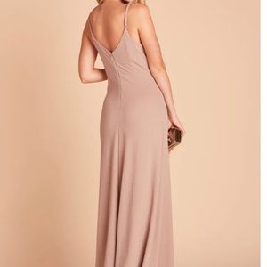 Brody Grey Jay Dress in Taupe Crepe